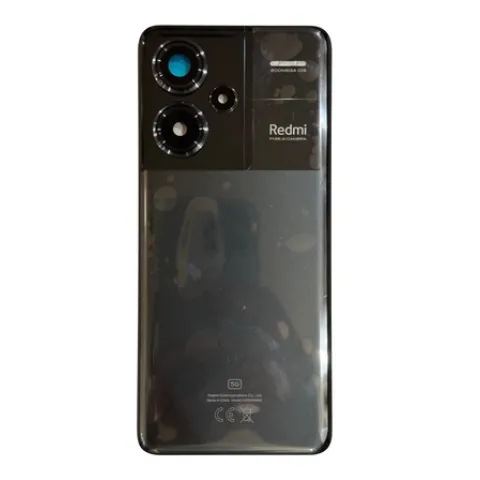 Γνήσιο καπάκι μπαταρίας Xiaomi Redmi Note 13 PRO PLUS 5G (23090RA98C, 23090RA98G) Black color Back rear battery cover SVP BOX ORIGINAL