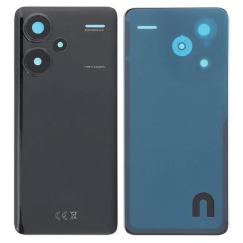 Καπάκι μπαταρίας Xiaomi Redmi Note 13 PRO PLUS 5G  (23090RA98C, 23090RA98G, 23090RA98I) Black σε μαύρο χρώμα W/PARTS Bulk