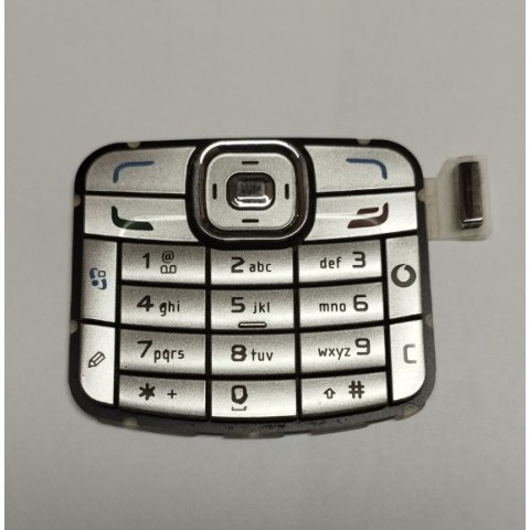 Γνήσιο πληκτρολόγιο NOKIA Ν70 SILVER Vodafone