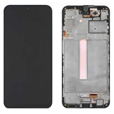 Γνήσια οθόνη Samsung Galaxy A56 5G SM-A566B 2025 Graphite σε γκρί χρώμα Display LCD AMOLED Touch screen Digitizer W/Frame SVP BOX ORIGINAL