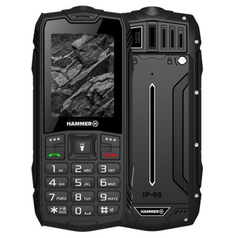 Mobile phone Hammer ROCK 2G DUAL SIM Black Waterproof IP68 Box