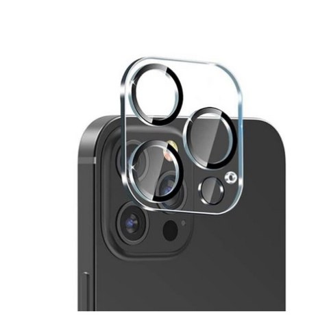 Tempered Glass Camera iPhone 14 Pro / 14 Pro Max Full cover frame clear Blister