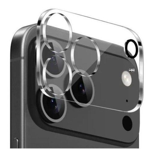 Tempered protective camera glass iPhone 17 PRO MAX Clear frame 1 pcs set Box