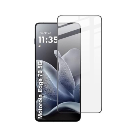 Τζάμι προστασίας οθόνης Motorola Moto EDGE 70 Tempered full Glue CURVED glass 5D Blister