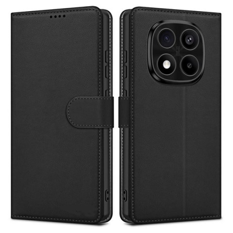 Θήκη βιβλίο Xiaomi Poco X7 PRO Stand magnet clip Black  σε μαύρο χρώμα book Blister