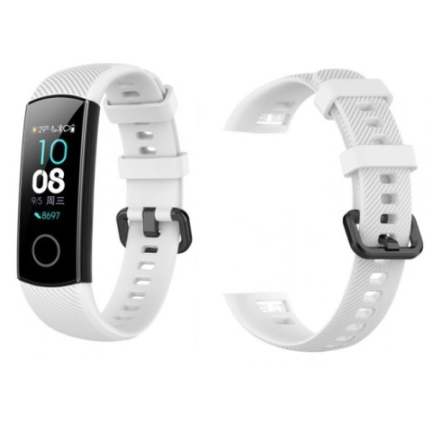 Silicone Band TC-446 Huawei Band 4 White Bulk