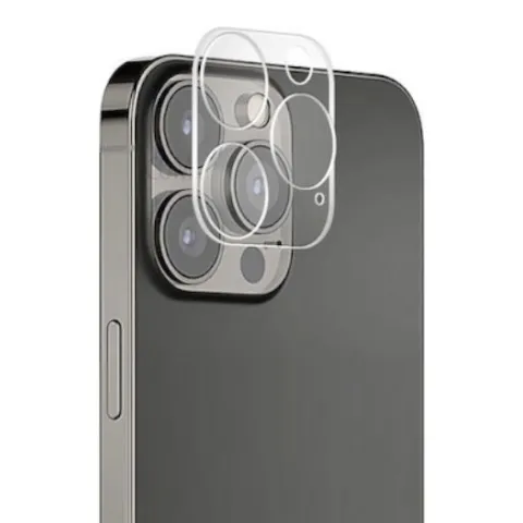 Προστατευτικό τζάμι κάμερας iPhone 15 PRO / 15 PRO MAX Tempered Glass Full cover frame clear Blister