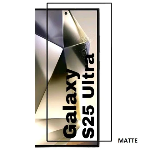 Τζάμι προστασίας οθόνης Samsung Galaxy S24 ULTRA / S25 ULTRA Full Glue MATTE Tempered glass 9H 5D Box
