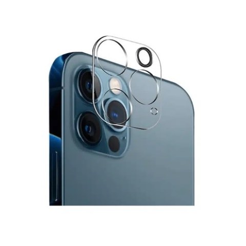 Τζαμάκι προστασίας κάμερας iPhone 12 PRO / 12 Pro Max (A2411) Tempered back camera protect glass Frame clear blister