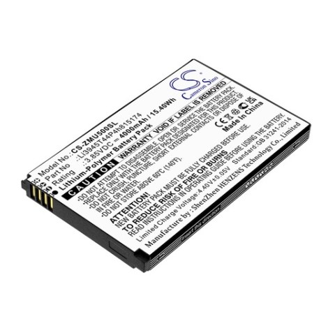 Μπαταρία για ZTE Router 5G Wi-Fi Pro MU500 MU5001 5G MU501 (Li3945T44P4h815174) CS Lion 4000MAH 3.85V BLISTER