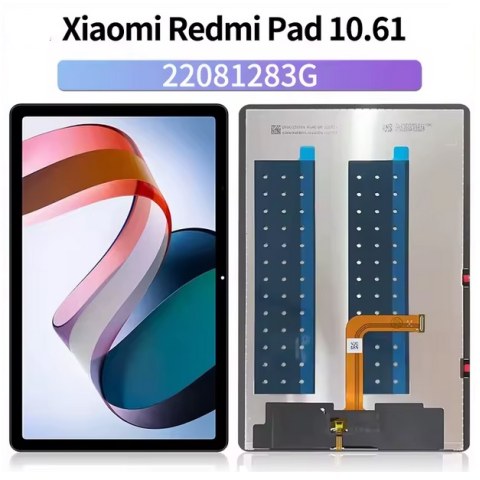 Γνήσια οθόνη σετ LCD Xiaomi Redmi Pad 10.61 (22081283G / 22081283C) 2022 Black Display IPS Touch screen with Digitizer σε μαύρο χρώμα Box ORIGINAL