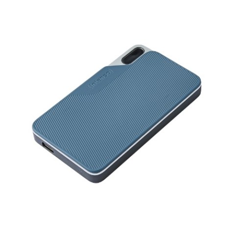 External hard disk SSD INTENSO TX100 USB 3.2 1TB grey blue Box