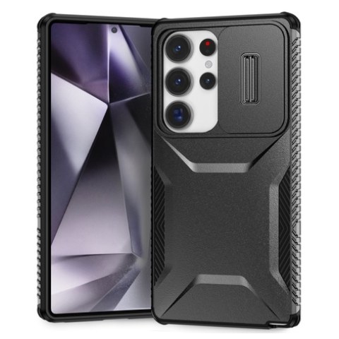 Θήκη για Samsung Galaxy S25 Ultra SM-S938 Black TPU Armor Defender Mat Camera cover Blister