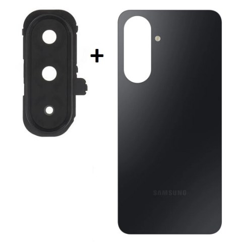 Γνήσιο πίσω καπάκι μπαταρίας Samsung A17 5G SM-A176B Black Rear back battery cover σε μαύρο χρώμα με τα τζαμάκια κάμερας ORIGINAL