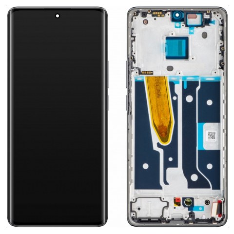 Γνήσια οθόνη Realme 11 Pro 5G (RMX3771) 2023 Black LCD Display AMOLED Touch Unit Digitizer W/Frame SVP BOX ORIGINAL