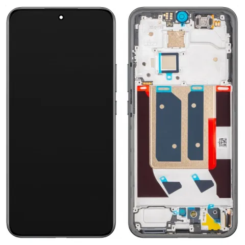 Γνήσια οθόνη LCD Xiaomi Realme 14 PRO PLUS (RMX5051) 2025 Grey complete Display OLED Touch screen digitizer w/frame SVP BOX ORIGINAL