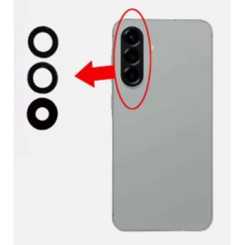 Back camera glass set Samsung Galaxy A56 5G A566 3 PCS 