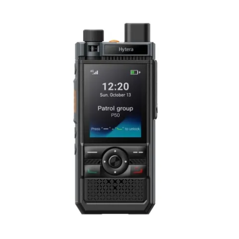 Φορητος ψηφιακος πομποδεκτης PoC Ραδιοφωνο Hytera P50 WLAN 2GB+32GB με οθόνη Bluetooth GPS/BD/GLONASS 4G Black BOX