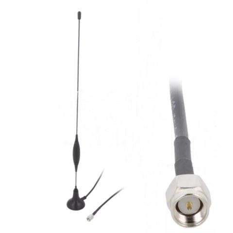 Κεραία GSM Magnet 2J 5dbi DUAL BAND cable 2.5m (2J3204M-250LL100-C20N) 30CM Dual Band με μαγνητική βάση για κινητά τηλέφωνα βάσεως, αυτοκινήτου