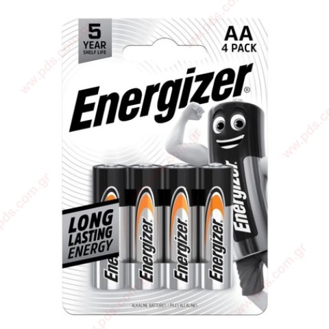 Αλκαλική μπαταρία Energizer LR06 AA Pack 4P (1.5V - Type AA / LR06 Pack of 4 pcs) Blister
