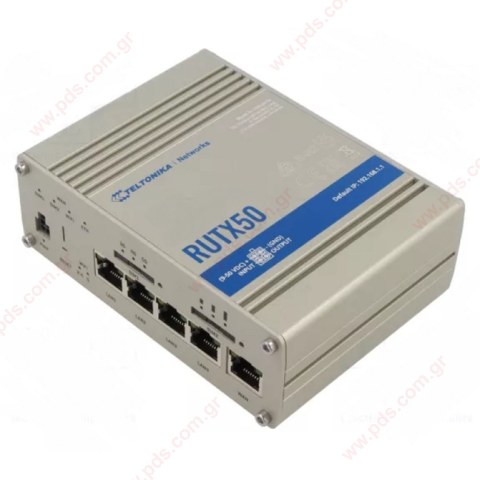 Router Teltonika RUTX50 4G/5G LTE with SIM WIFI Industrial GNSS Box (ΕΞΑΝΤΛΗΘΗΚΑΝ)
