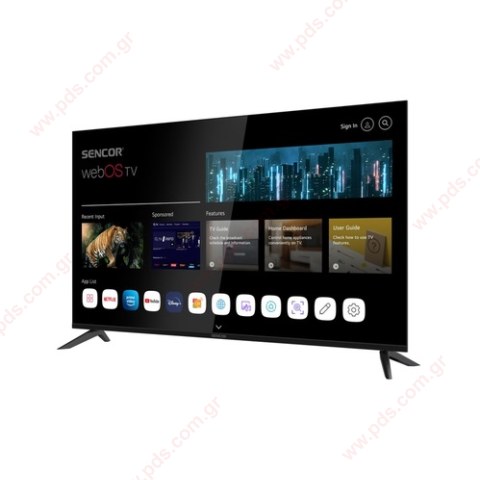 Τηλεόραση Sencor 55 ιντσών 4K LED UHD webOS Smart TV SLE 55US804B Black BOX (LIMITED STOCK)