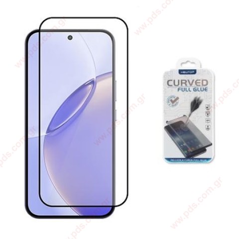 Τζάμι προστασίας οθόνης Realme 16 PRO PLUS 5G (RMX5131) Full Glue Face Curved Glass 5D 9H Fingerprint Blister
