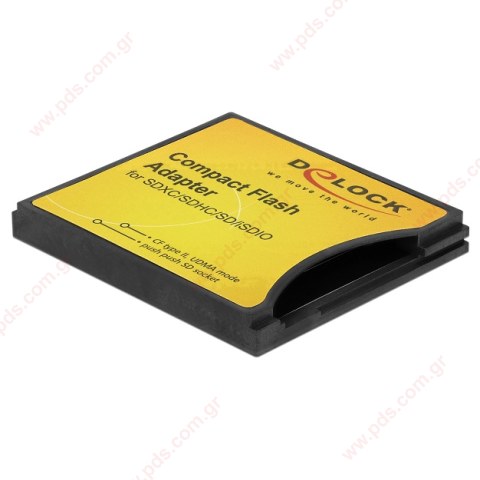 Μετατροπέας καρτών Delock For Mini SD TF To Compact Flash CF Type I Memory Card Reader Writer Adapter (ΕΞΑΝΤΛΗΜΕΝΑ)