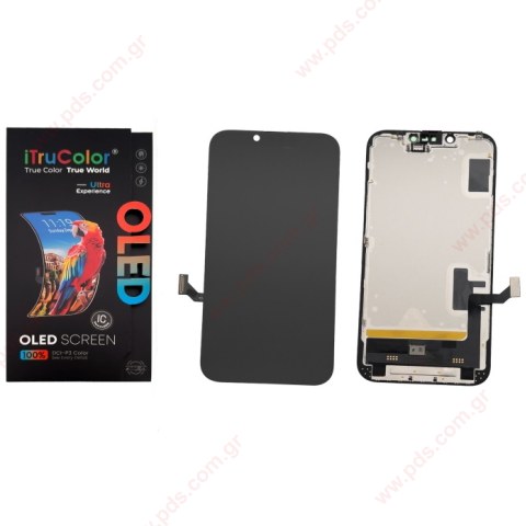 Οθόνη σετ LCD iPhone 14 16.1 (A2890) 2022 iTRUECOLOR Display OLED DIAGNOSABLE (NO MESSAGE) Touch screen Digitizer with frame and parts Box 