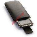 Leather pouch case for Nokia 6700classic Black
