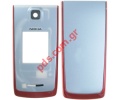 Original housing Nokia 3610fold front and battery cover row red
