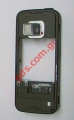 Original B cover Nokia N78 back middle frame whith parts Black