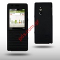 Case from silicon for SonyEricsson ELM J10i in black color