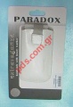 Leather case Paradox Pocket Universal Size L White