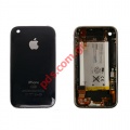 Apple iPhone 3GS 16GB πίσω καπάκι σε μαύρο χρώμα (με εξαρτήματα) complete OEM