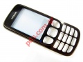 Original housing Nokia 6303 classic front in color Chesnut brown