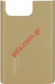 Original battery cover Nokia N97 Mini in gold color 