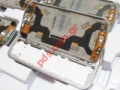 Original Nokia N97 Slide Cover Hinge whith flex cable set Assembly ( White ) 