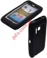 Case from silicon for Nokia N8 in black color