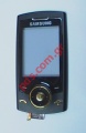 Original housing front Samsung U600 Black Gold whith touch