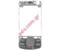 Original front A cover frame Nokia 6600i slide whith ear speaker and function keypad in silver 