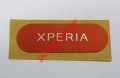 Original Logo label for battery cover SonyEricsson X10 Mini Pro (U20i) in red color