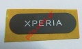 Original Logo label for battery cover SonyEricsson X10 Mini Pro (U20i) in Black color