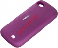 Case from silicon for Nokia C3-01 in purple  color