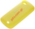 Case from silicon for Nokia C3-01 in yellow color