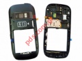 Original housing Nokia C7-00 Middlecover Black whith parts