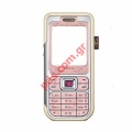 Original housing Nokia 7360 Pink Front cover  With Display Glass