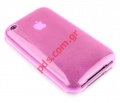 Plastic case skin for Apple iPhone 3G, 3GS Pink color Hobo