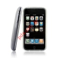 Plastic case skin for Apple iPhone 3G, 3GS transparent white color Hobo