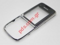 Original front A cover  Nokia C2-01 Silver Gloss with window